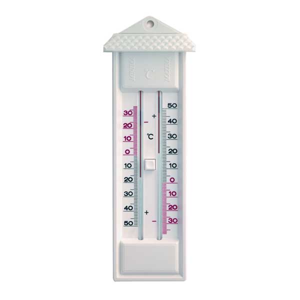 Min-Max Thermometer HG frei, wei