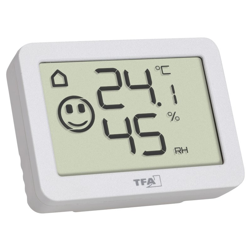 Hygrometer Klima-Komfort digital wei