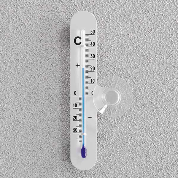 Fensterthermometer Saugnapf -35 - +50°C