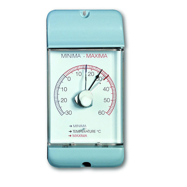 Min-Max Thermometer Bimetall, grau