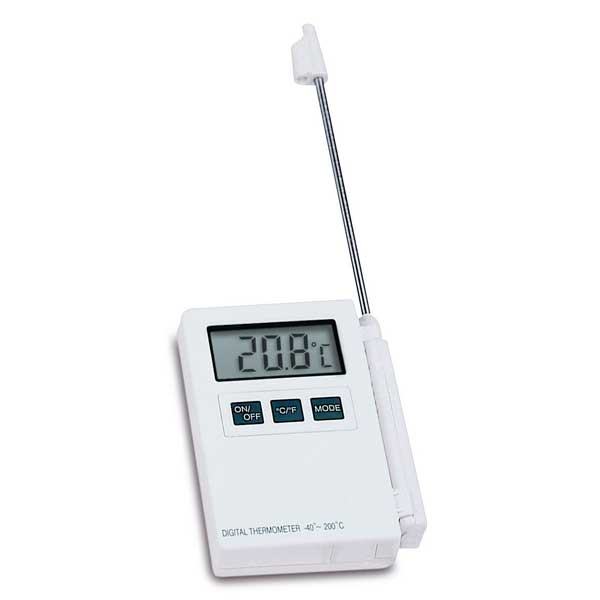 Digital Thermometer -40...+200°C mit Einstechfühler