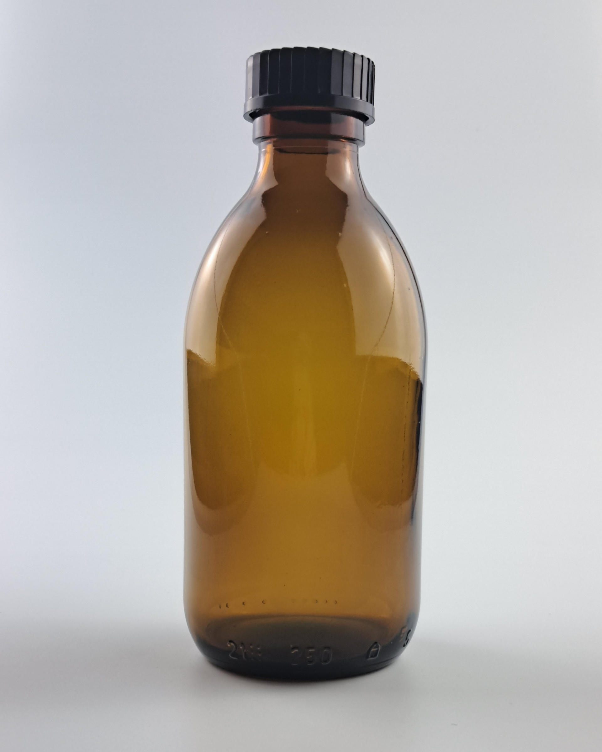 EH- Flasche 250ml Braunglas