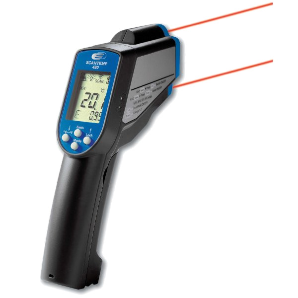 Infrarot-Thermometer SCANTEMP 490 kalibriert