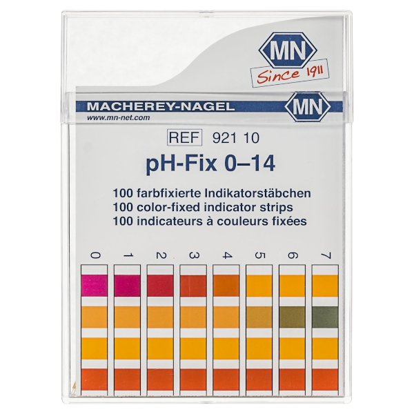 Indikatorstäbchen pH 0 - 14, 100 Stk