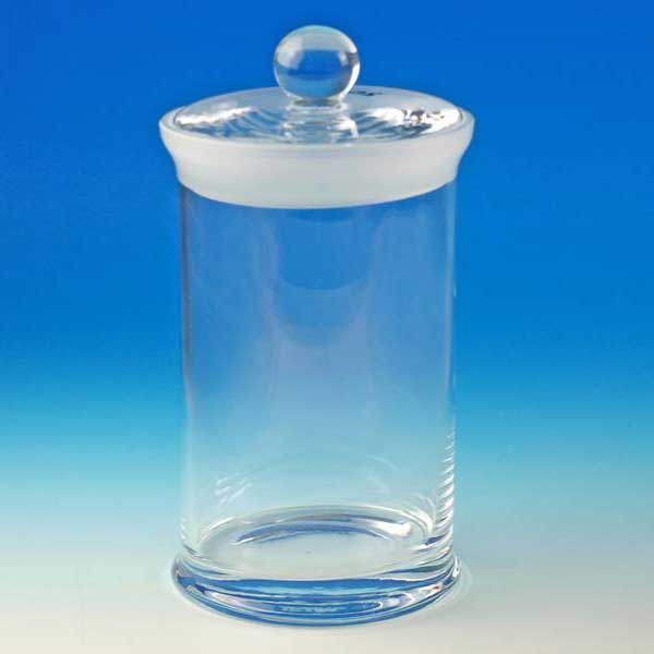 Glaszylinder mit Schliffdeckel 220mm