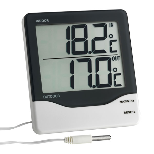 Thermometer digital Innen-Aussen gr.Display