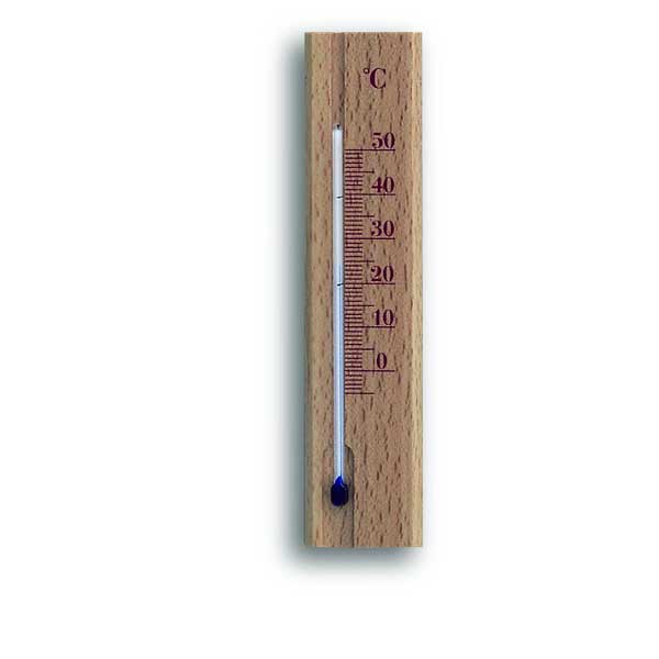 Zimmerthermometer Buche natur, - 0/+50°C