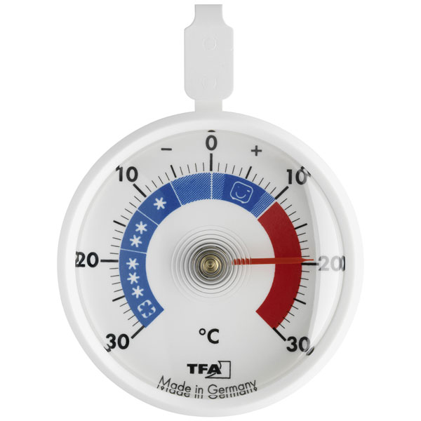 Kühlthermometer -30°C rund